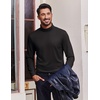image:imageCOOFANDY Mens Turtleneck T Shirt Long Sleeve Pullover Sweater Slim Fit Lightweight Thermal Undershirt TopsBlack