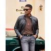 image:imageCOOFANDY Mens Turtleneck T Shirt Long Sleeve Pullover Sweater Slim Fit Lightweight Thermal Undershirt TopsBrown
