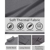 image:imageCOOFANDY Mens Turtleneck T Shirt Long Sleeve Pullover Sweater Slim Fit Lightweight Thermal Undershirt TopsDark Grey