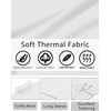image:imageCOOFANDY Mens Turtleneck T Shirt Long Sleeve Pullover Sweater Slim Fit Lightweight Thermal Undershirt TopsWhite