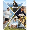 image:imageCOOFANDY Mens UV Protective Hoodie Jacket UPF 50 Fishing Hiking Performance Zip Sun Shirt Men Light Grey L