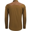 image:imageCOOFANDY Mens Western Cowboy Shirt Embroidered Long Sleeve Slim Fit Casual Cotton Button Down Hippie Shirts with PocketsBrown