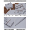 image:imageCOOFANDY Mens Western Cowboy Shirt Embroidered Long Sleeve Slim Fit Casual Cotton Button Down Hippie Shirts with PocketsGrey