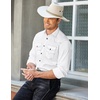 image:imageCOOFANDY Mens Western Cowboy Shirts Long Sleeve Cotton Casual Button Down Work Shirt with PocketsWhite