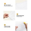 image:imageCOOFANDY Mens Workout TShirts 3 Pack Quick Dry Moisture Wicking Athletic Shirts Crew Neck T ShirtsAwhiteWhiteWhite3 Pack