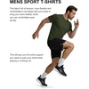 image:imageCOOFANDY Mens Workout TShirts 3 Pack Quick Dry Moisture Wicking Athletic Shirts Crew Neck T ShirtsZarmy Green