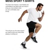 image:imageCOOFANDY Mens Workout TShirts 3 Pack Quick Dry Moisture Wicking Athletic Shirts Crew Neck T ShirtsZblackWhiteTrue Grey3 Pack