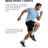 image:imageCOOFANDY Mens Workout TShirts 3 Pack Quick Dry Moisture Wicking Athletic Shirts Crew Neck T ShirtsZdeep GreyYellowBlue3 Pack