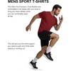 image:imageCOOFANDY Mens Workout TShirts 3 Pack Quick Dry Moisture Wicking Athletic Shirts Crew Neck T ShirtsZtrue GreyMidnight BlueDeep Red3 Pack