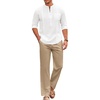 White Shirt Khaki Pants