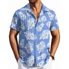 Light Blue - White Floral