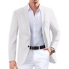 image:imageCOOFANDY Mens Casual Sport Coat Regular Fit Lightweight Blazers Jacket Two Button Business Suit JacketsWhite