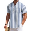 Blue-white Vertical Stripes