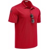 image:imageCOOFANDY Mens Polo Shirt Short Sleeve Quick Dry Tactical Shirts Golf Polos Collared Work Shirts for Men with PocketRed