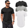 3 Pack- Black/ Light Grey / White
