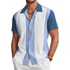 Bowling Blue White-dark Blue