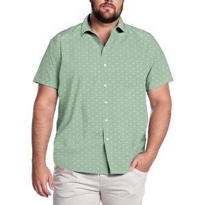 image:imageCOOFANDY Big amp Tall Shirts for Men Short Sleeve Button Down Casual Dress ShirtsLight Greenanchor