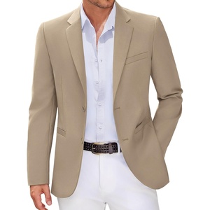 image:imageCOOFANDY Men Casual Blazer Sport Coats Slim Fit Lightweight Business Two Button Suit JacketsKhaki