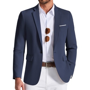 image:imageCOOFANDY Mens Blazer Casual Sport Coats and Blazers Lightweight One Button Suit JacketNavy Blue