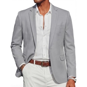 image:imageCOOFANDY Mens Casual Blazer Slim Fit Sport Coats One Button Stylish Business Suit JacketLight Grey
