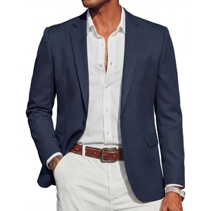 image:imageCOOFANDY Mens Casual Blazer Slim Fit Sport Coats One Button Stylish Business Suit JacketNavy Blue