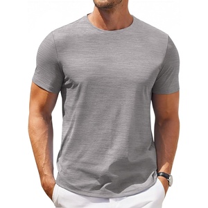 image:imageCOOFANDY Mens T Shirt Short Sleeve Classic Crew Neck TShirt Casual Summer Basic Tee ShirtsLight Gray