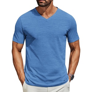 image:imageCOOFANDY Mens T Shirts Short Sleeve Classic V Neck TShirt Casual Summer Basic Tee ShirtBlue