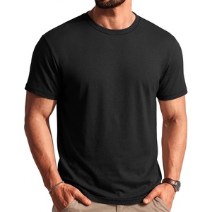 image:imageCOOFANDY Mens T Shirts Short Sleeve Soft Crew Neck Lightweight Tee Shirts Casual Summer Basic TopsAblack