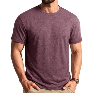 image:imageCOOFANDY Mens T Shirts Short Sleeve Soft Crew Neck Lightweight Tee Shirts Casual Summer Basic TopsWine Red