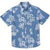 image:imageCOOFANDY Big and Tall Mens Hawaiian Shirts Short Sleeve Tropical Floral Button Down Shirt Casual Summer Beach ShirtsBlue Tropical Floral