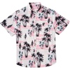 image:imageCOOFANDY Big and Tall Mens Hawaiian Shirts Short Sleeve Tropical Floral Button Down Shirt Casual Summer Beach ShirtsPink  Tropical Vitality
