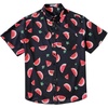 image:imageCOOFANDY Big and Tall Mens Hawaiian Shirts Short Sleeve Tropical Floral Button Down Shirt Casual Summer Beach ShirtsWatermelon