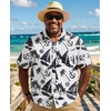 image:imageCOOFANDY Big and Tall Mens Hawaiian Shirts Short Sleeve Tropical Floral Button Down Shirt Casual Summer Beach ShirtsWhite Cruise Ship