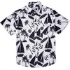 image:imageCOOFANDY Big and Tall Mens Hawaiian Shirts Short Sleeve Tropical Floral Button Down Shirt Casual Summer Beach ShirtsWhite Cruise Ship