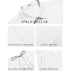 image:imageCOOFANDY Mens 2 Piece Casual Beach Outfits Short Sleeve Button Down Shirts Summer Loose Pant Sets Vacation Walking OutfitsAwhite