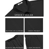 image:imageCOOFANDY Mens 2 Piece Casual Beach Outfits Short Sleeve Button Down Shirts Summer Loose Pant Sets Vacation Walking OutfitsBlack