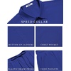 image:imageCOOFANDY Mens 2 Piece Casual Beach Outfits Short Sleeve Button Down Shirts Summer Loose Pant Sets Vacation Walking OutfitsDark Blue