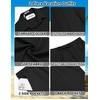 image:imageCOOFANDY Mens 2 Piece Outfits Cuban Guayabera Short Sleeve Shirts and Shorts Summer Beach Vacation Sets for MenBlack