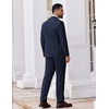 image:imageCOOFANDY Mens 2 Piece Suits Classic Fit Suit Set 2 Button Blazer Jacket and Dress Pants for Wedding Business PromAnavy Blue