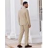 image:imageCOOFANDY Mens 2 Piece Suits Classic Fit Suit Set 2 Button Blazer Jacket and Dress Pants for Wedding Business PromKhaki