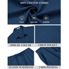 image:imageCOOFANDY Mens 2 Piece Summer Outfit Short Sleeve Casual Beach Button Down Shirts and Shorts Vacation Cotton SetsBlue