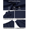 image:imageCOOFANDY Mens 2 Piece Summer Outfit Short Sleeve Casual Beach Button Down Shirts and Shorts Vacation Cotton SetsNavy
