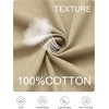 image:imageCOOFANDY Mens 2 Piece Summer Outfit Short Sleeve Casual Beach Button Down Shirts and Shorts Vacation Cotton SetsWhiteLight Khaki