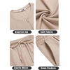 image:imageCOOFANDY Mens 2 Pieces Outfits Casual Quarter Zip Polo T Shirt and Shorts Set Athletic Jogging Summer TracksuitChampagne
