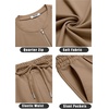 image:imageCOOFANDY Mens 2 Pieces Outfits Casual Quarter Zip Polo T Shirt and Shorts Set Athletic Jogging Summer TracksuitKhaki