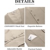 image:imageCOOFANDY Mens Business Suit Vests Slim Fit Formal Dress Waistcoat Groomsman Vest For WeddingBeige