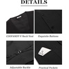 image:imageCOOFANDY Mens Business Suit Vests Slim Fit Formal Dress Waistcoat Groomsman Vest For WeddingBlack