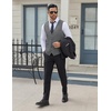 image:imageCOOFANDY Mens Business Suit Vests Slim Fit Formal Dress Waistcoat Groomsman Vest For WeddingCharcoal Gray