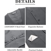 image:imageCOOFANDY Mens Business Suit Vests Slim Fit Formal Dress Waistcoat Groomsman Vest For WeddingCharcoal Gray
