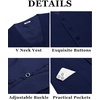 image:imageCOOFANDY Mens Business Suit Vests Slim Fit Formal Dress Waistcoat Groomsman Vest For WeddingDark Blue